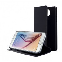 Bolsa Livro Wallet Folio Muvit Samsung Galaxy S6 Preto
